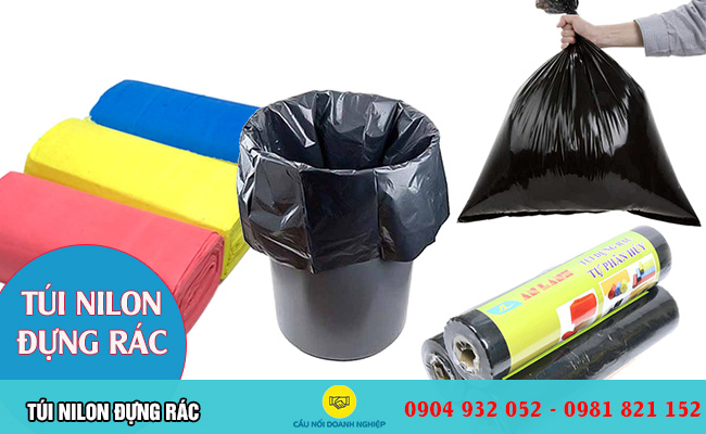 Túi nilon đựng rác chất liệu PE, PP - Bao bì Phú Thành