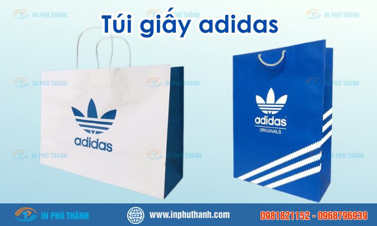Túi giấy burberry nhiều mẫu đẹp, sang trọng - In Phú Thành Túi giấy Adidas