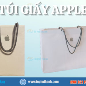 Túi giấy Apple nhiều mẫu đẹp, sang trọng - In Phú Thành Túi giấy Apple