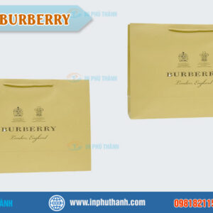 Túi giấy burberry nhiều mẫu đẹp, sang trọng - In Phú Thành Túi giấy burberry