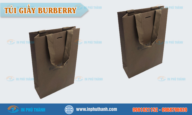 Túi giấy burberry nhiều mẫu đẹp, sang trọng - In Phú Thành Túi giấy burberry
