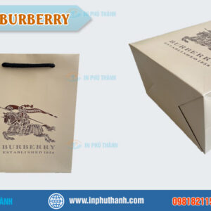 Túi giấy burberry