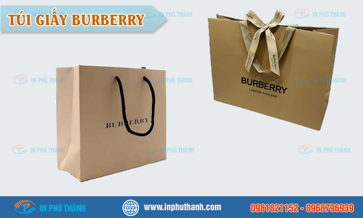 Túi giấy Nike nhiều mẫu đẹp, sang trọng và đẳng cấp - In Phú Thành Túi giấy burberry
