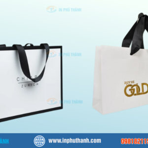 Túi giấy Couche nhiều mẫu đẹp thiết kế theo yêu cầu - In Phú Thành Túi giấy Couche