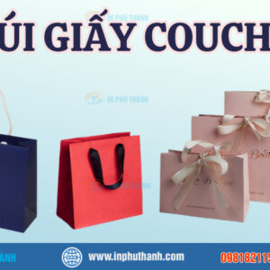 Túi giấy Couche nhiều mẫu đẹp thiết kế theo yêu cầu - In Phú Thành Túi giấy Couche