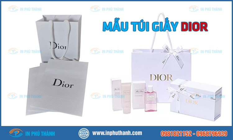 Túi giấy Nike nhiều mẫu đẹp, sang trọng và đẳng cấp - In Phú Thành Túi giấy Dior
