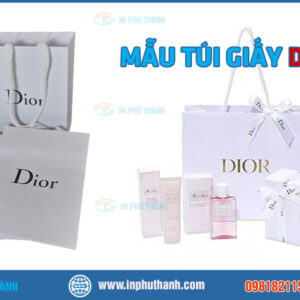 Túi giấy Apple nhiều mẫu đẹp, sang trọng - In Phú Thành Túi giấy Dior