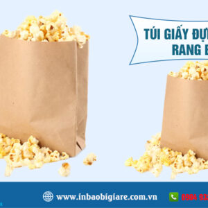 Túi giấy đựng bắp rang bơ