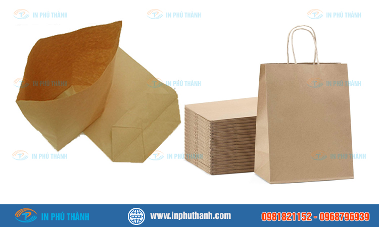 Túi giấy đựng hạt nhiều mẫu thiết kế đẹp - In Phú Thành Túi giấy đựng đường