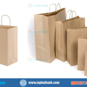 Túi giấy đựng đường nhiều mẫu thiết kế đẹp - In Phú Thành Túi giấy đựng đường