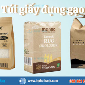 Túi giấy đựng gạo