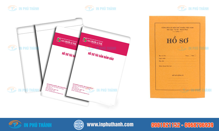Túi giấy đựng hồ sơ nhiều mẫu đẹp thiết kế theo yêu cầu - In Phú Thành Túi giấy đựng hồ sơ