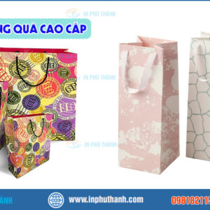 Túi giấy đựng quà cao cấp nhiều mẫu đẹp, sang trọng - In Phú Thành Túi giấy đựng quà cao cấp
