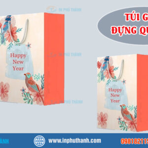 Túi giấy đựng quà tết nhiều mẫu đẹp thiết kế theo yêu cầu - In Phú Thành Túi giấy đựng quà tết