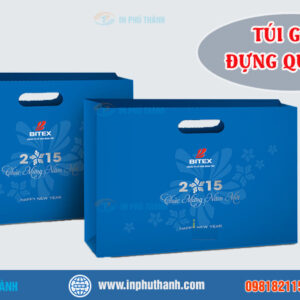 Túi giấy đựng quà tết nhiều mẫu đẹp thiết kế theo yêu cầu - In Phú Thành Túi giấy đựng quà tết