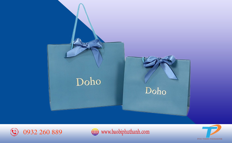 Túi giấy đựng quần áo nhiều mẫu đẹp thiết kế theo yêu cầu - In Phú Thành Túi giấy đựng quần áo