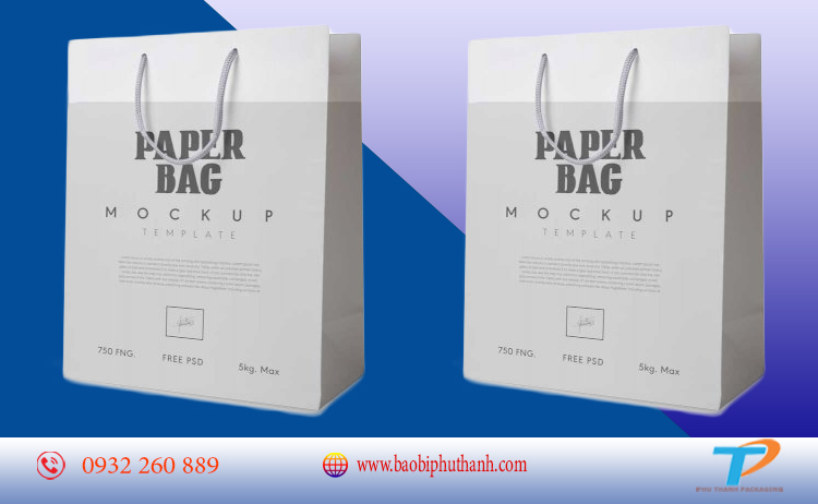 Túi giấy đựng quần áo nhiều mẫu đẹp thiết kế theo yêu cầu - In Phú Thành Túi giấy đựng quần áo
