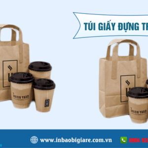 Túi giấy đựng trà sữa