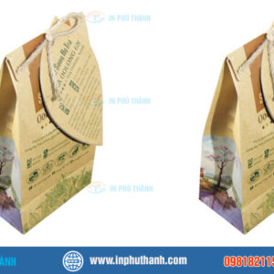 Túi giấy đựng hamburger + 10 mẫu túi thiết kế đẹp - In Phú Thành Túi giấy đựng trà