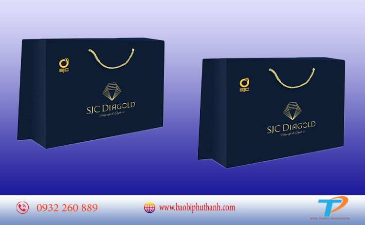 Túi giấy Couche nhiều mẫu đẹp thiết kế theo yêu cầu - In Phú Thành Túi giấy đựng trang sức