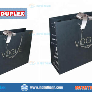 Túi giấy Duplex nhiều mẫu đẹp thiết kế theo yêu cầu - In Phú Thành Túi giấy Duplex