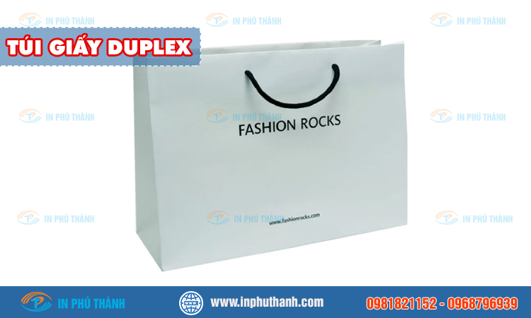 Túi giấy Duplex nhiều mẫu đẹp thiết kế theo yêu cầu - In Phú Thành Túi giấy Duplex