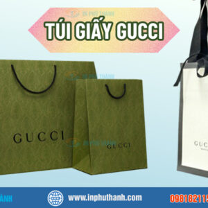 Túi giấy Apple nhiều mẫu đẹp, sang trọng - In Phú Thành Túi giấy Gucci