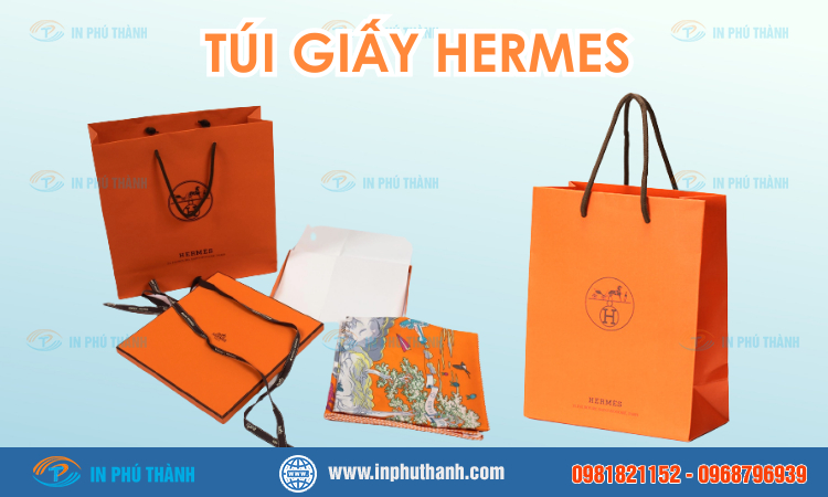 Túi giấy Apple nhiều mẫu đẹp, sang trọng - In Phú Thành Túi giấy Hermes