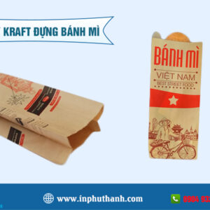 Túi giấy kraft đựng bánh mì