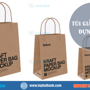 Túi giấy kraft đựng quà