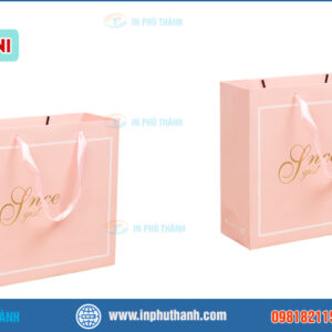 Túi giấy mini nhiều mẫu đẹp, sang trọng thiết kế theo yêu cầu - In Phú Thành Túi giấy mini