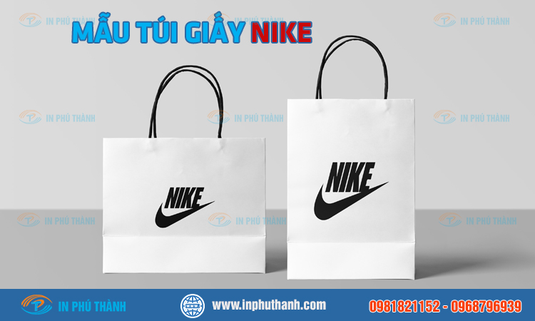 Túi giấy Nike nhiều mẫu đẹp, sang trọng và đẳng cấp - In Phú Thành Túi giấy Nike