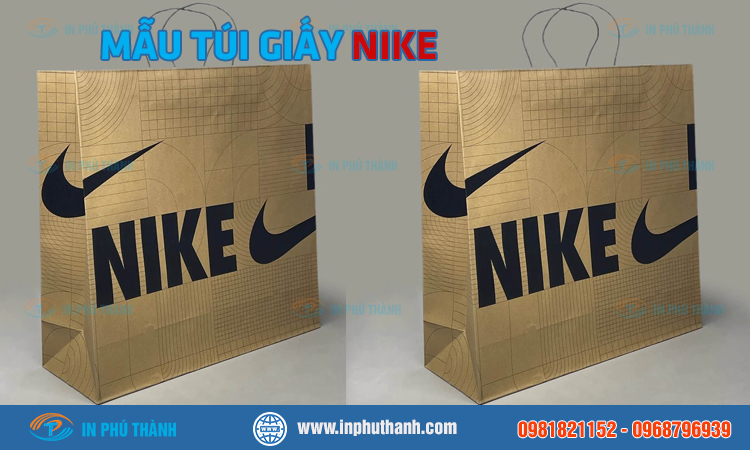 Túi giấy Nike nhiều mẫu đẹp, sang trọng và đẳng cấp - In Phú Thành Túi giấy Nike