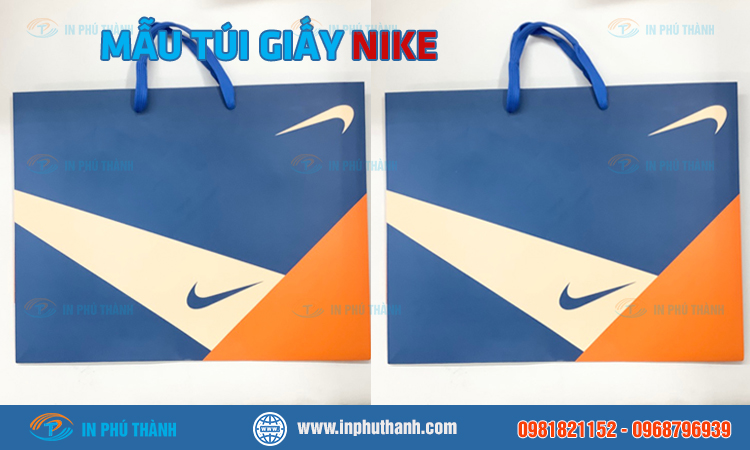 Túi giấy Nike nhiều mẫu đẹp, sang trọng và đẳng cấp - In Phú Thành Túi giấy Nike