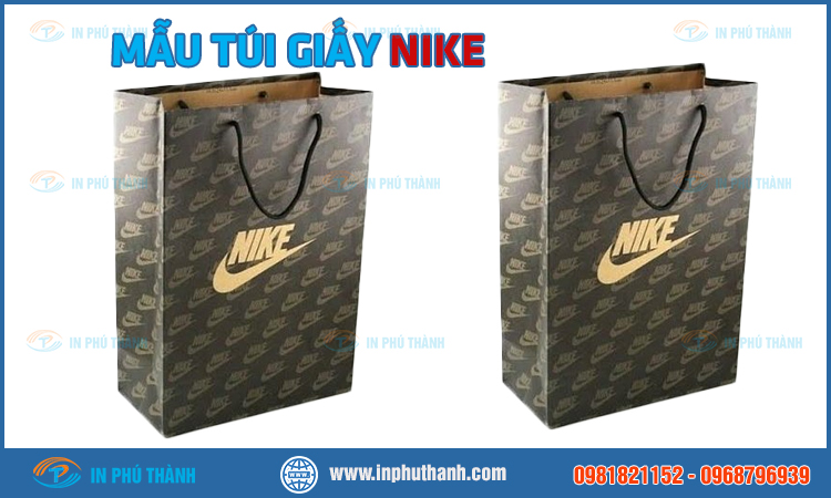 Túi giấy Nike nhiều mẫu đẹp, sang trọng và đẳng cấp - In Phú Thành Túi giấy Nike