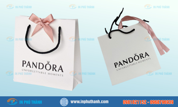 Túi giấy Pandora nhiều mẫu đẹp, sang trọng - In Phú Thành Túi giấy Pandora