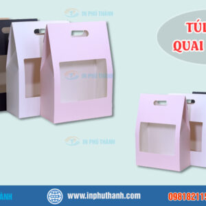 Túi giấy quai đục lỗ