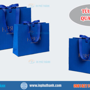 Túi giấy quai lụa nhiều mẫu đẹp, sang trọng - In Phú Thành Túi giấy quai lụa