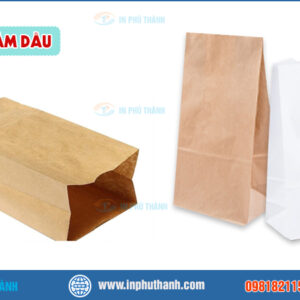 Túi giấy đựng hamburger + 10 mẫu túi thiết kế đẹp - In Phú Thành Túi giấy thấm dầu