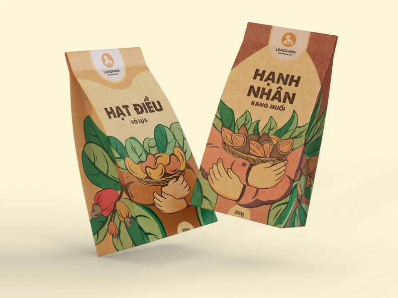 Nhu cầu in túi giấy đồ ăn vặt hiện nay