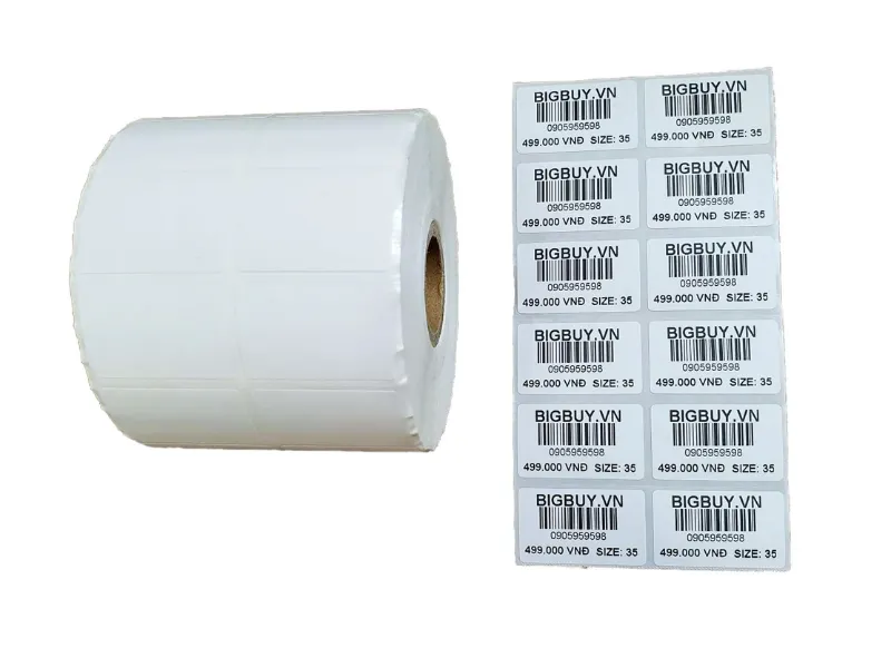 Cuộn giấy in mã vạch 2 tem 72x22 giá rẻ chính hãng Lợi ích khi chọn cuộn giấy in mã vạch 2 tem 72x22