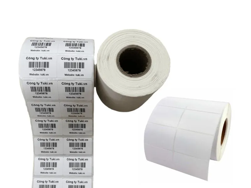 Cuộn giấy in mã vạch 2 tem 72x22 giá rẻ chính hãng Ứng dụng của giấy in mã vạch 2 tem 72x22