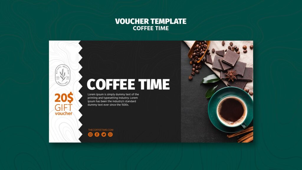 Tổng Hợp 500+ Mẫu Voucher Vector, Thẻ Tích Điểm, Phiếu Quà Tặng Đẹp Chuẩn In Ấn Voucher Cafe